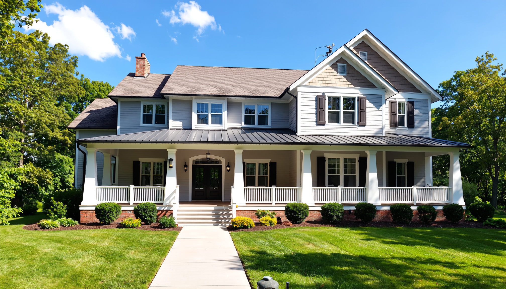 Lincoln, NE with seamless rain gutters